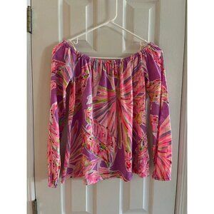 Lilly Pulitzer Off the Shoulder Blouse